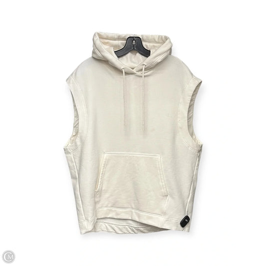 Athletic Top Short Sleeve By Athleta In White, Size: M