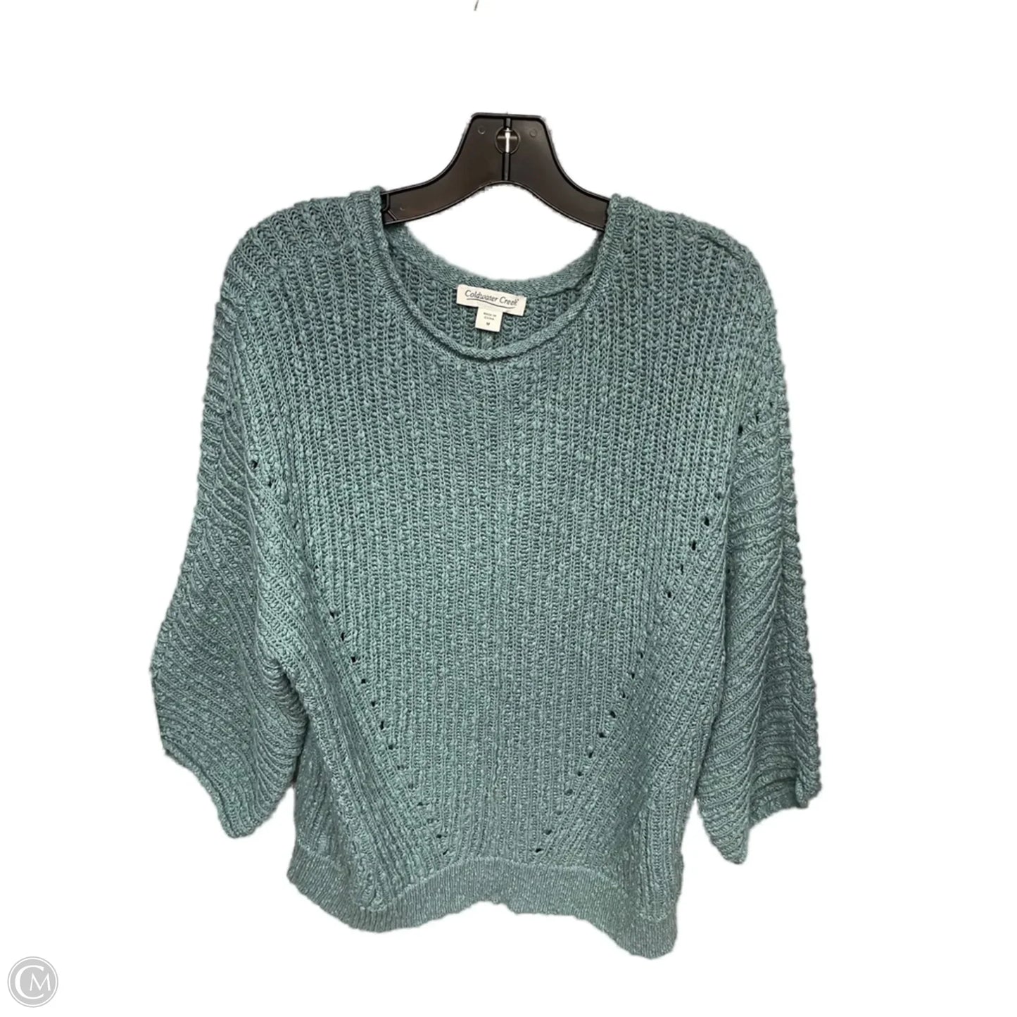 Sweater By Coldwater Creek In Aqua, Size: M