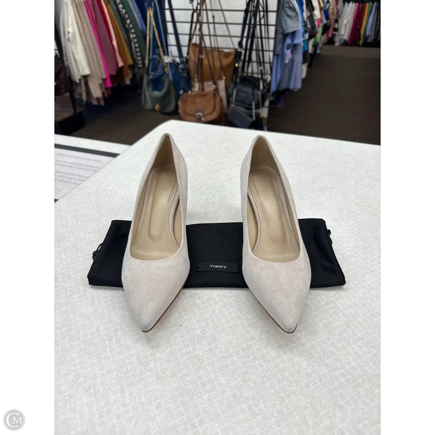 Shoes Heels Kitten By Theory In Grey