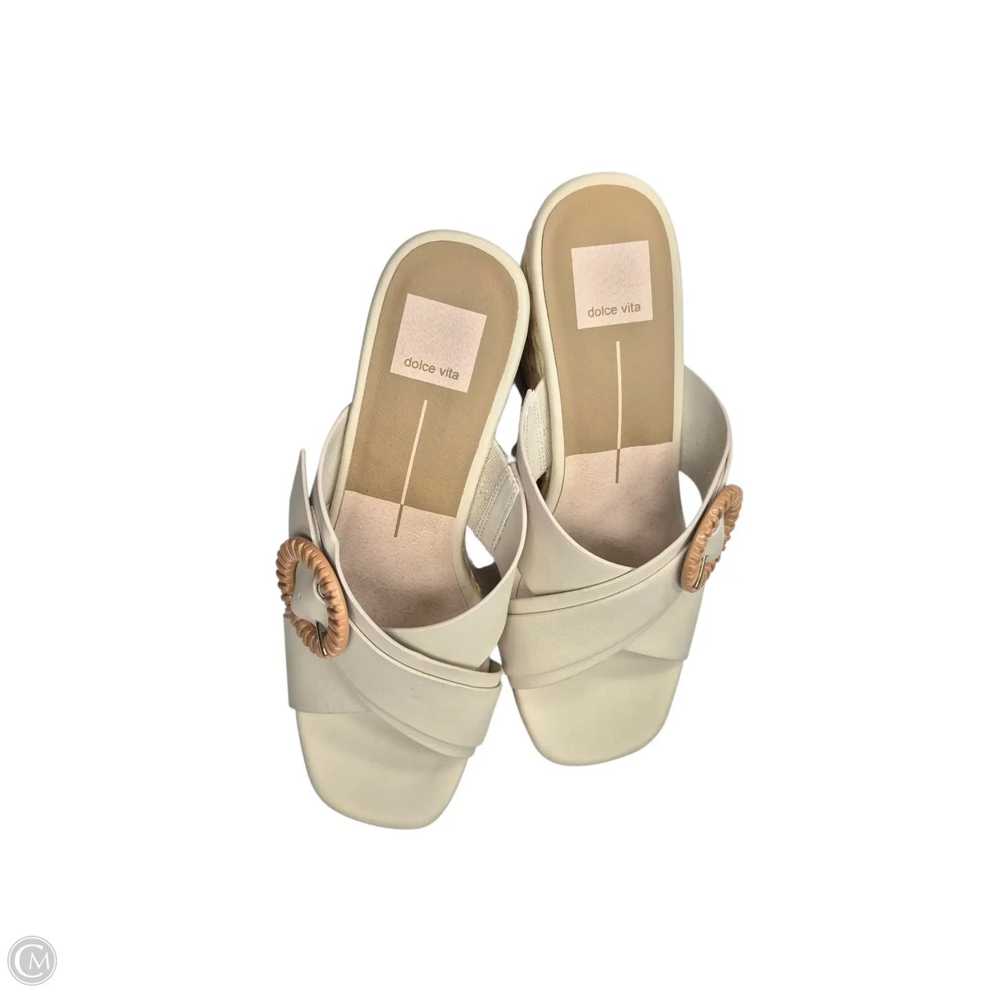 Shoes Heels Wedge By Dolce Vita In Cream, Size: 8