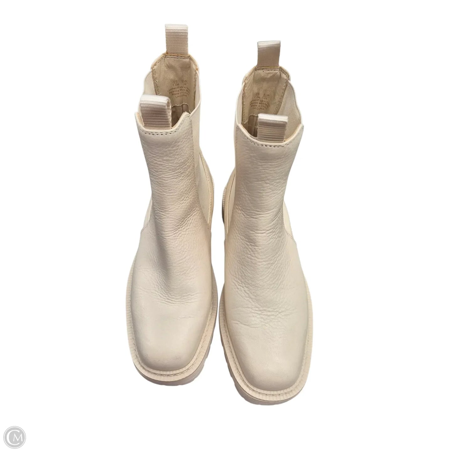 Boots Ankle Flats By Sam Edelman In Cream, Size: 7.5