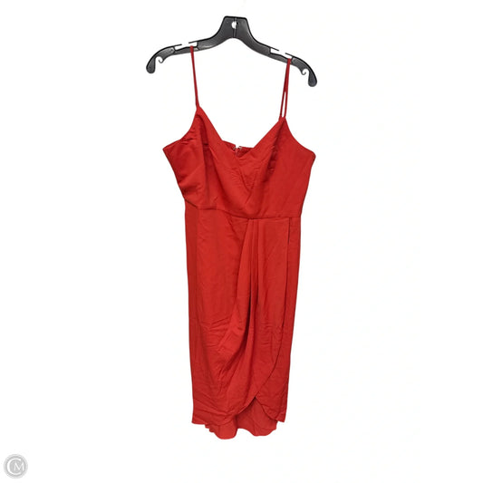 Dress Casual Midi By Lulus In Orange, Size: Xl