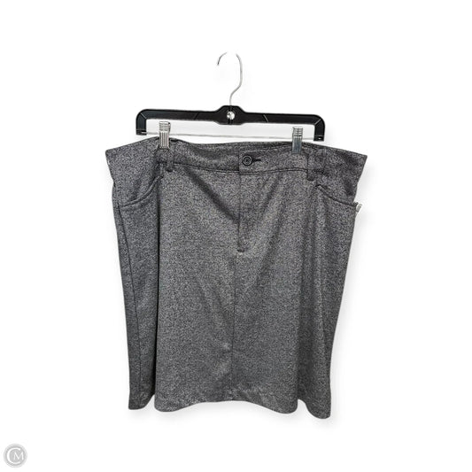 Skirt Midi By Lee In Grey, Size: 16