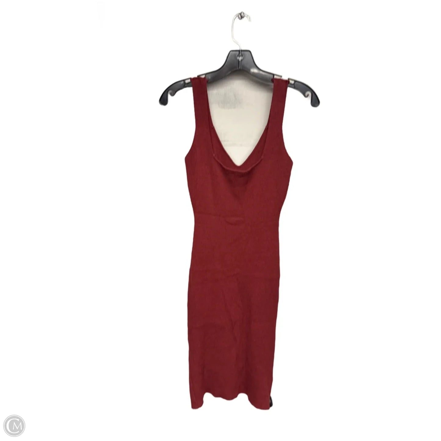 Dress Casual Midi By Clothes Mentor In Orange, Size: Xl