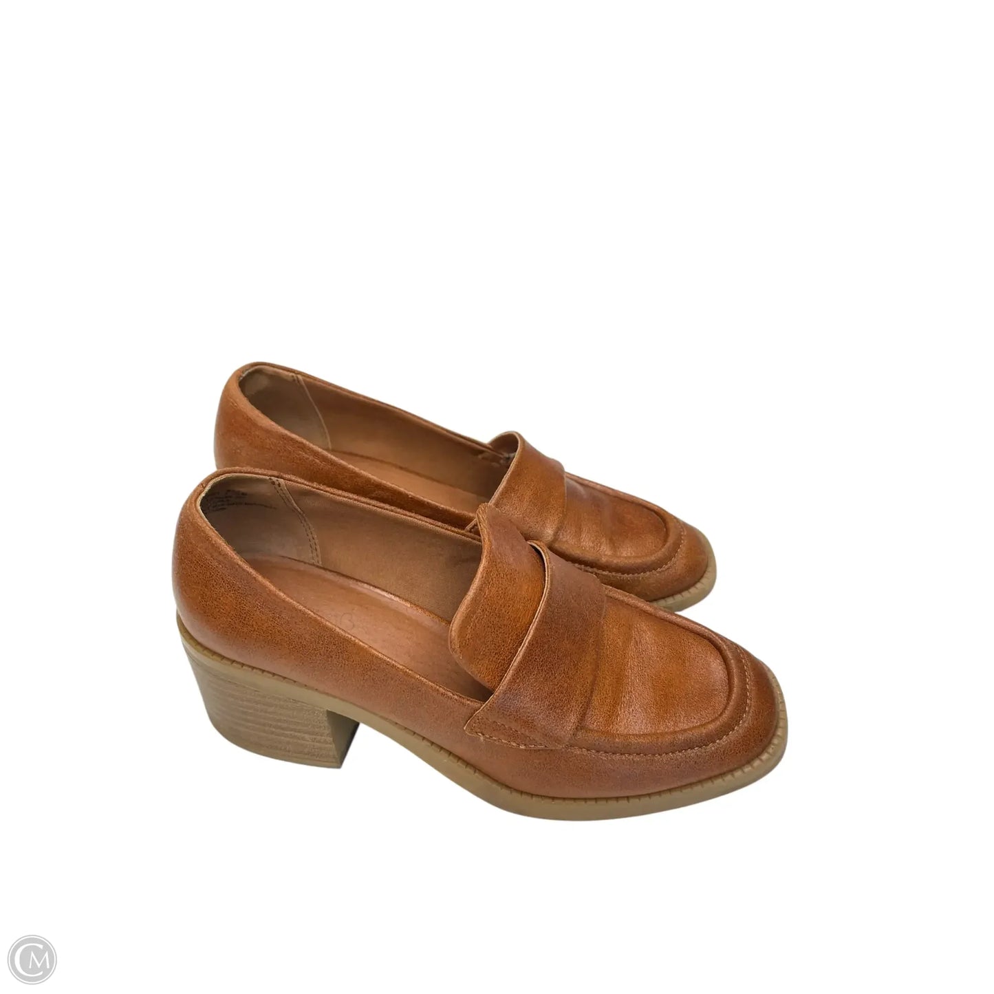 Shoes Heels Block By Bare Traps In Brown, Size: 7.5