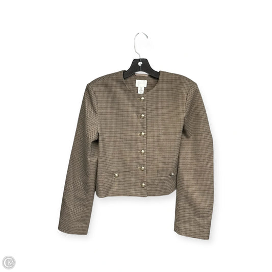 Blazer By H&m In Plaid Pattern, Size: Xs
