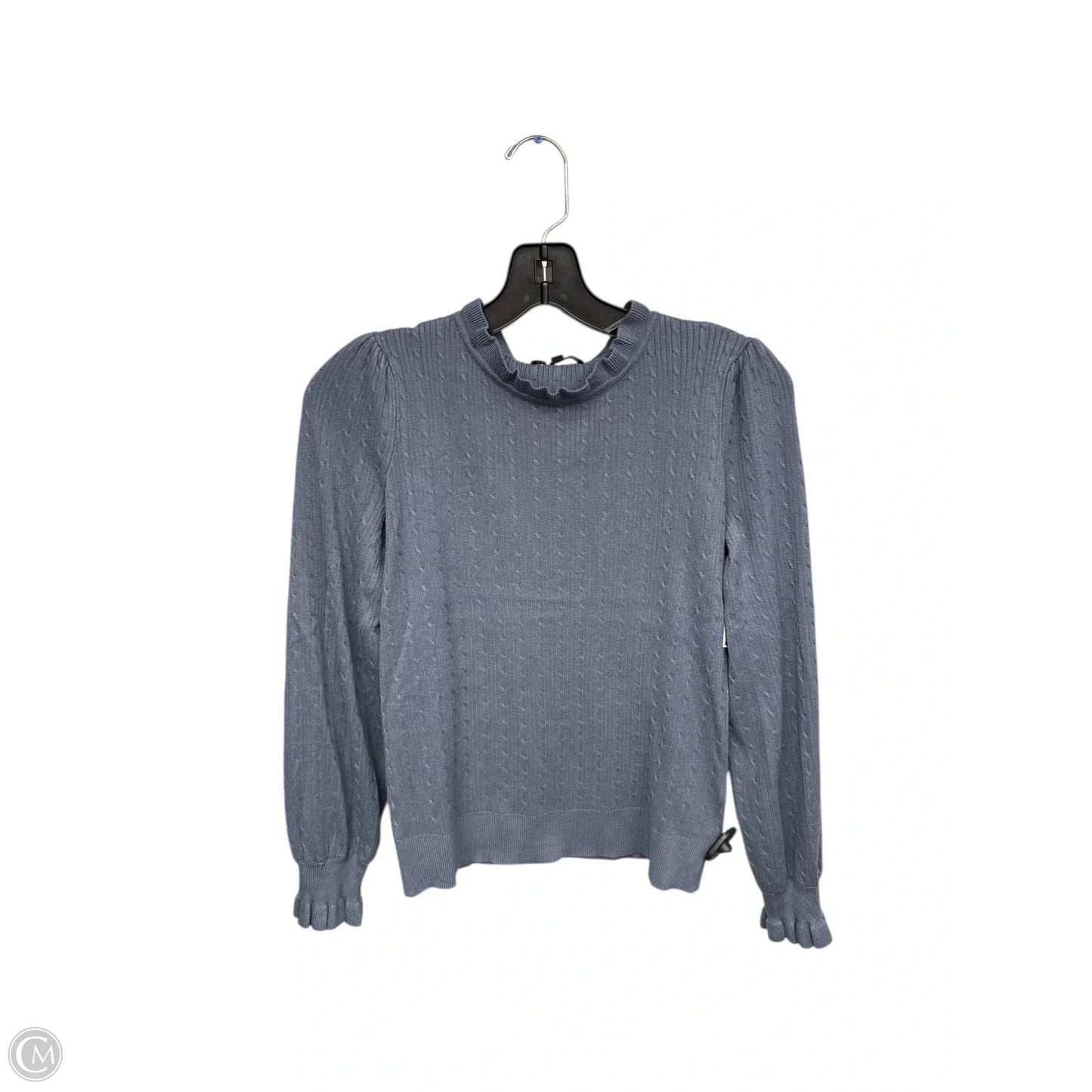 Top Long Sleeve By Adrianna Papell In Blue, Size: M