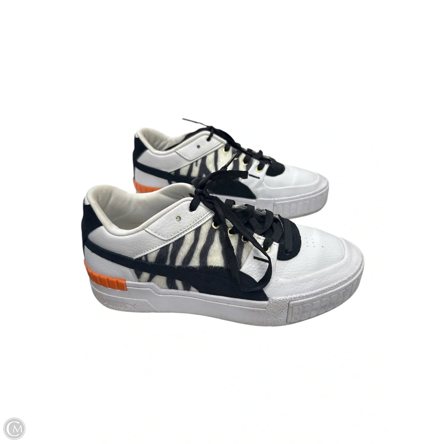 Shoes Athletic By Puma In Zebra Print, Size: 9.5