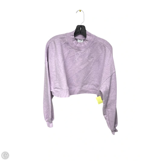 Sweatshirt Crewneck By Gym Shark In Purple, Size: L