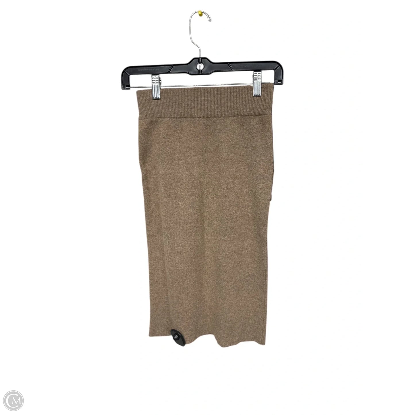 Skirt Midi By Clothes Mentor In Tan, Size: S