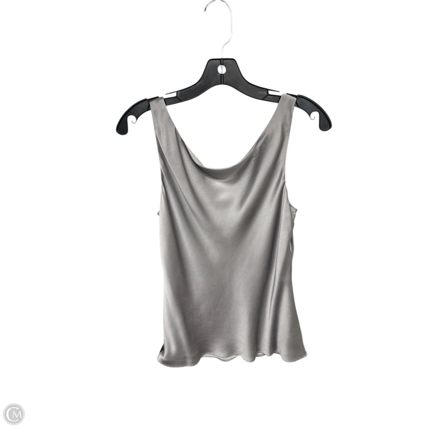 Tank Top Designer By Lafayette 148 In Silver, Size: 10