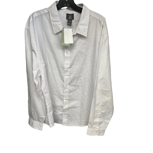 Top Long Sleeve By H&m In White, Size: Xxl