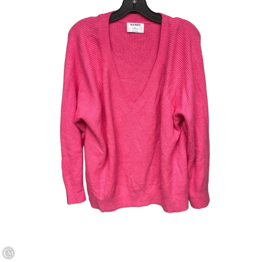 Sweater By Old Navy In Pink, Size: Xl