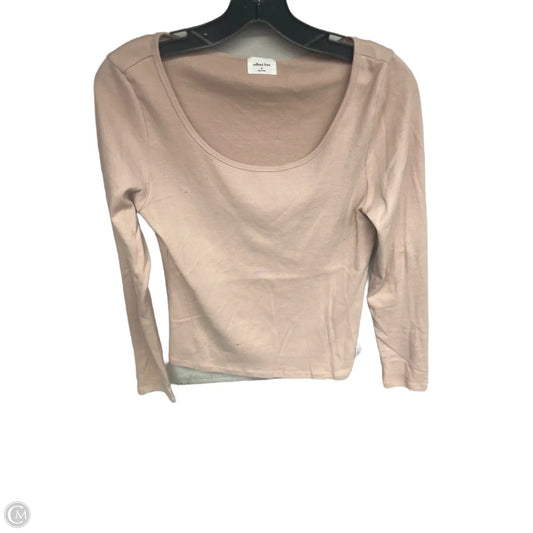 Top Long Sleeve Basic By Wilfred In Pink, Size: M