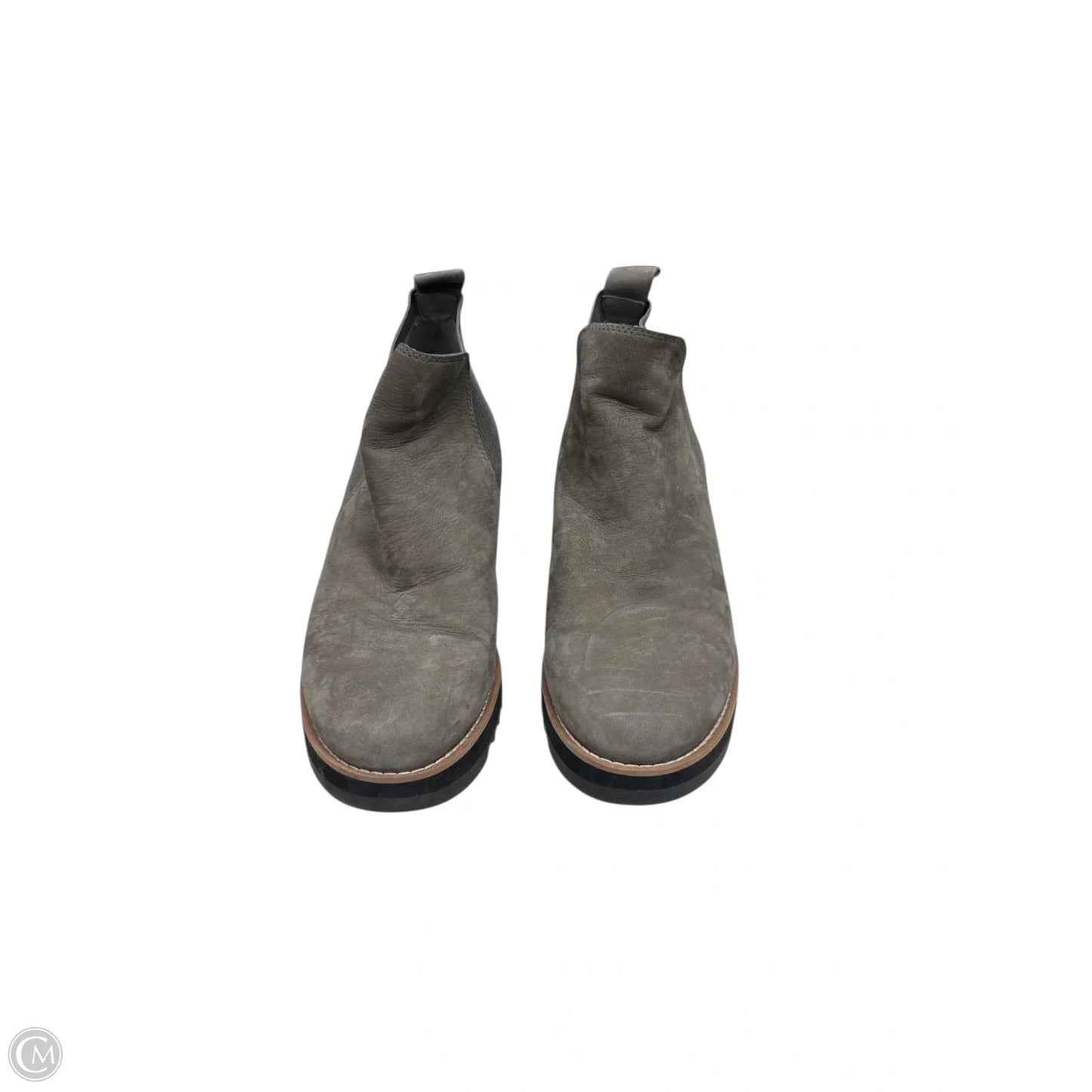 Boots Ankle Flats By Eileen Fisher In Grey, Size: 8.5
