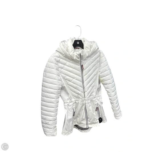 Coat Puffer & Quilted By Tommy Hilfiger In Blue & Red & White, Size: S