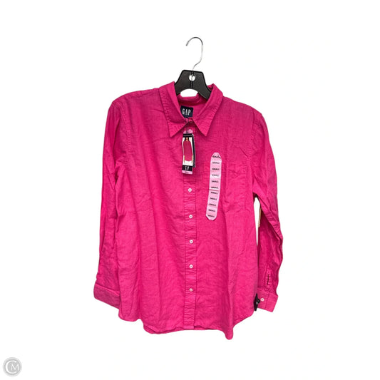 Top Long Sleeve By Gap In Pink, Size: S