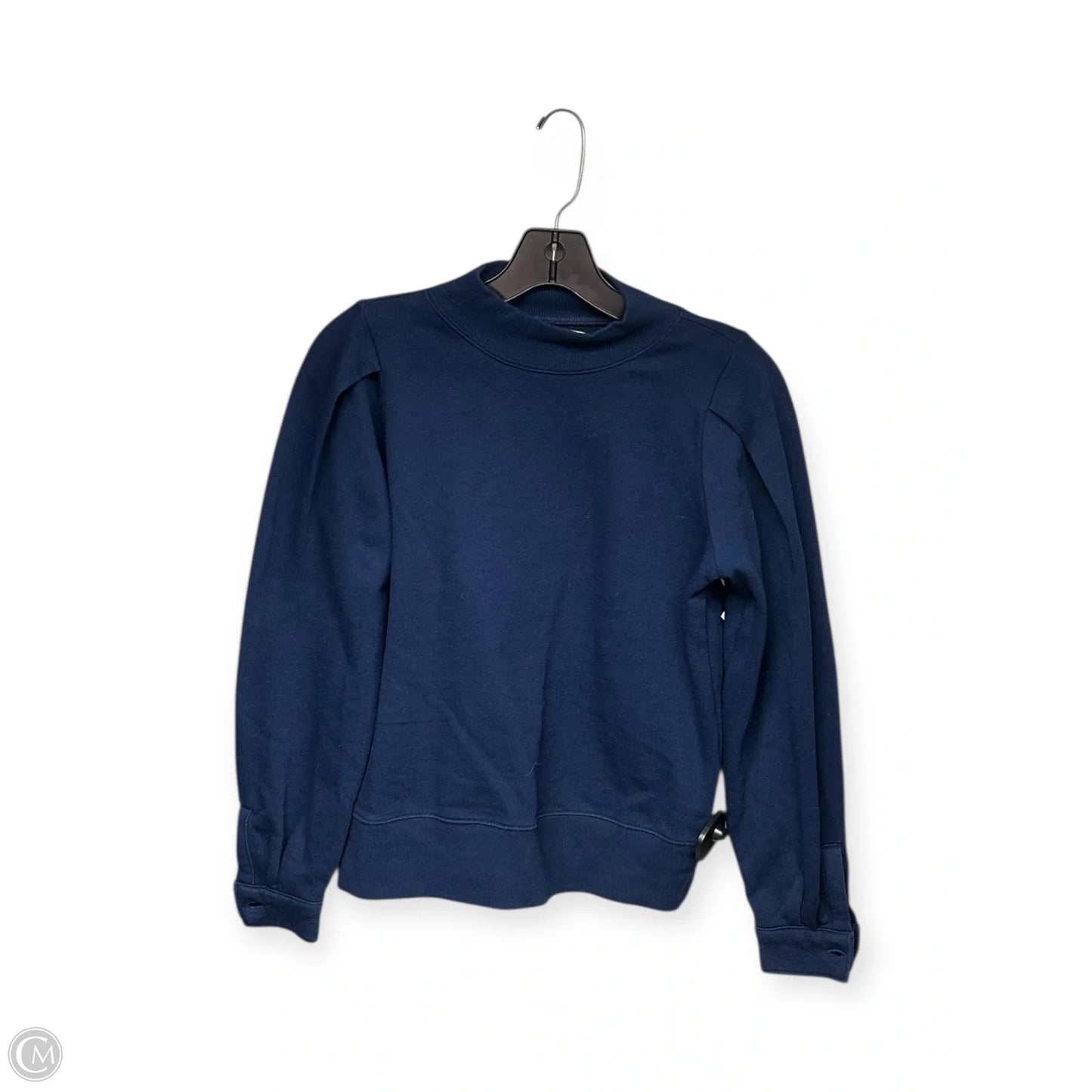 Top Long Sleeve By Free Assembly In Blue, Size: Xs