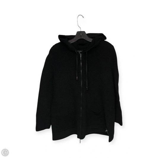 Sweater Cardigan By Tribal In Black, Size: L