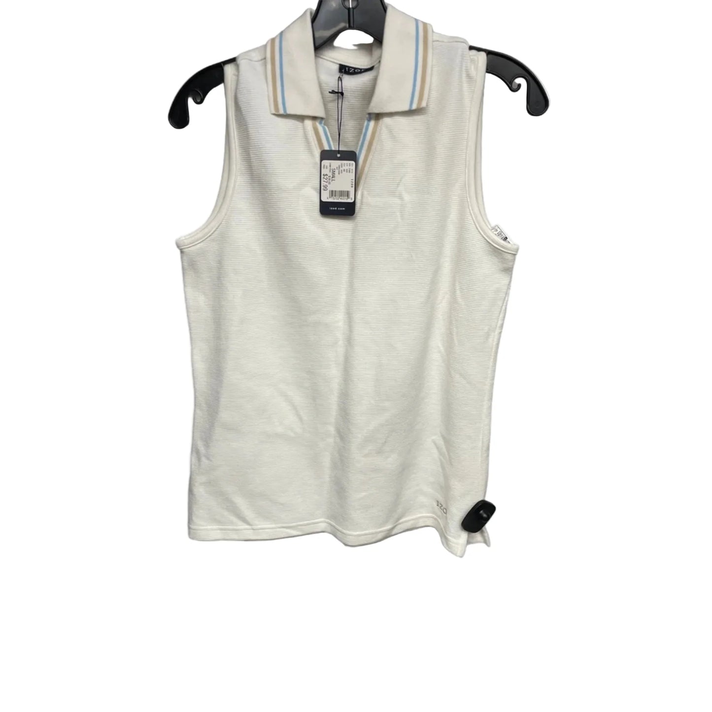 Top Sleeveless By Izod In White, Size: S
