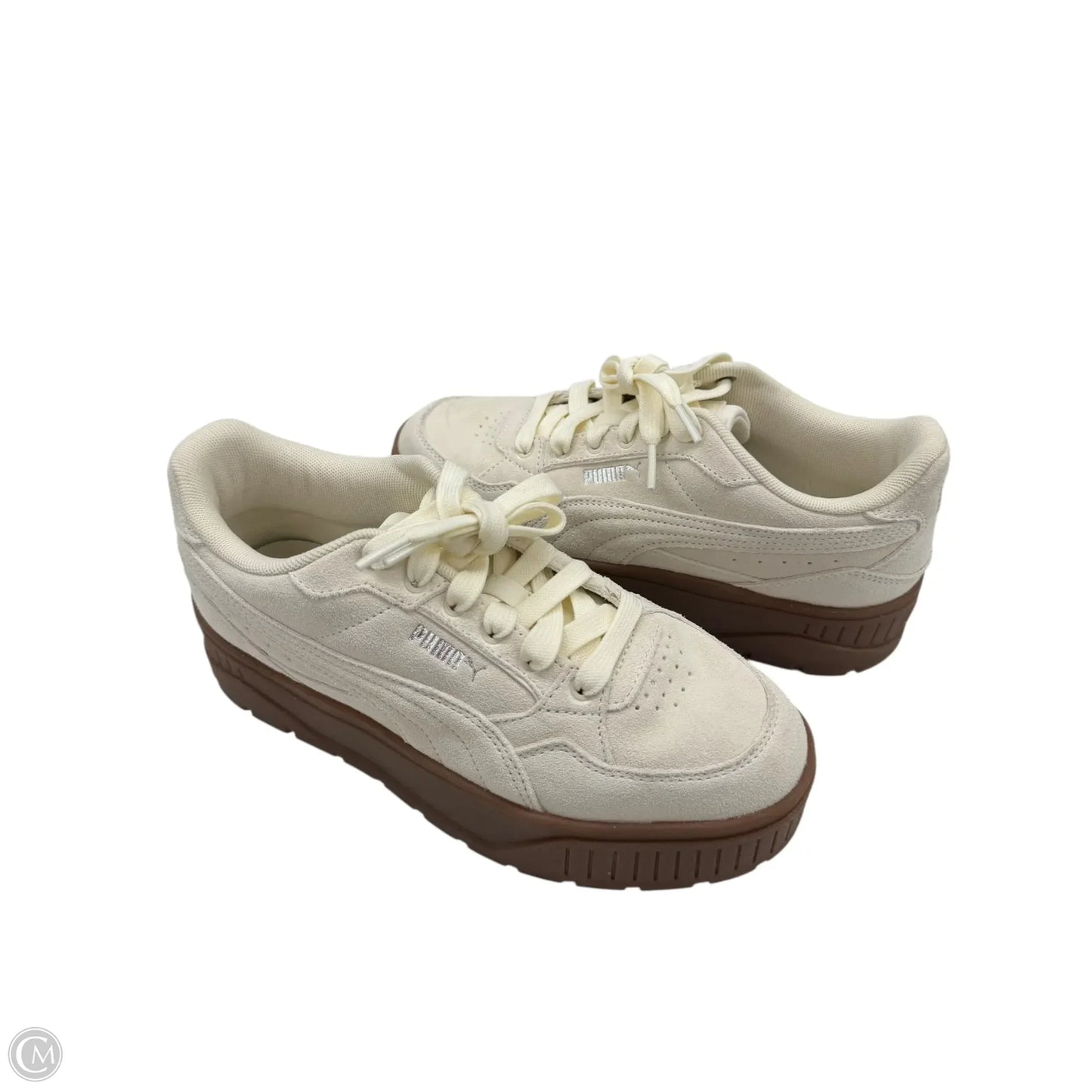 Shoes Sneakers By Puma In Cream, Size: 8