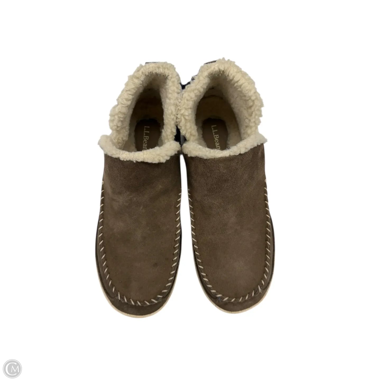 Boots Ankle Flats By L.l. Bean In Grey, Size: 10