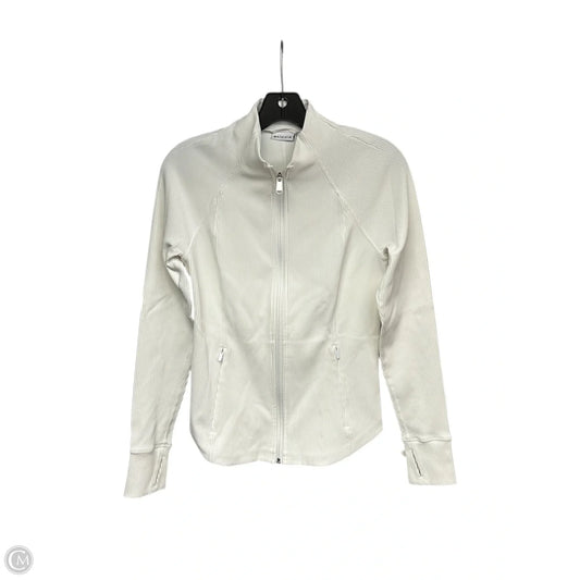 Athletic Jacket By Athleta In White, Size: S