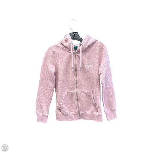 Sweatshirt Hoodie By Clothes Mentor In Pink, Size: 6