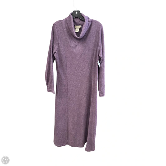 Dress Sweater By Coldwater Creek In Purple, Size: Xl