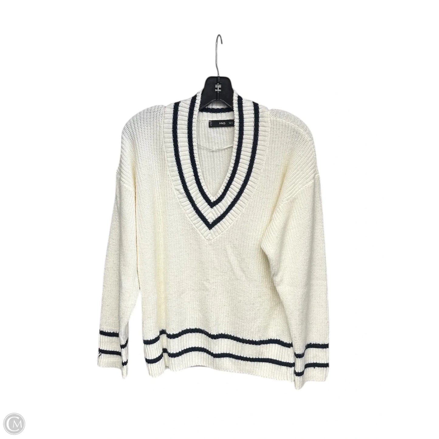 Sweater By Mng In Black & Cream, Size: S