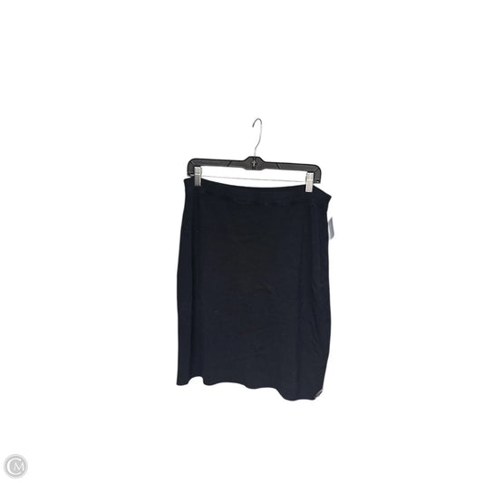 Skirt Midi By Banana Republic In Black, Size: M