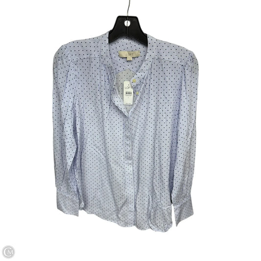 Top Long Sleeve By Loft In Blue, Size: S