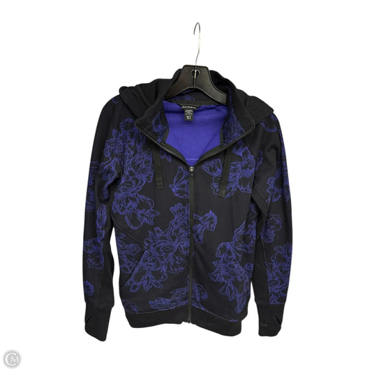 Athletic Jacket By Athleta In Black & Purple, Size: M