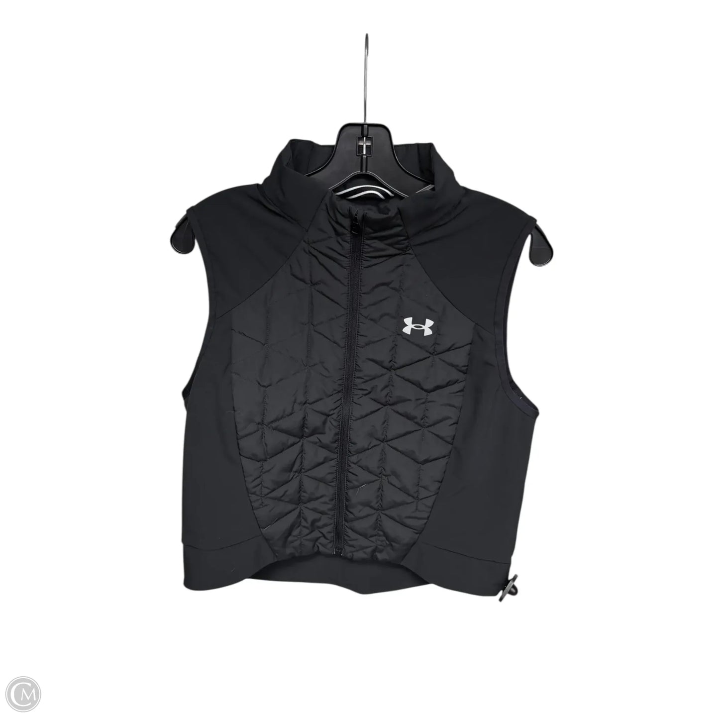 Vest Puffer & Quilted By Under Armour In Black, Size: M