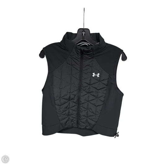 Vest Puffer & Quilted By Under Armour In Black, Size: M
