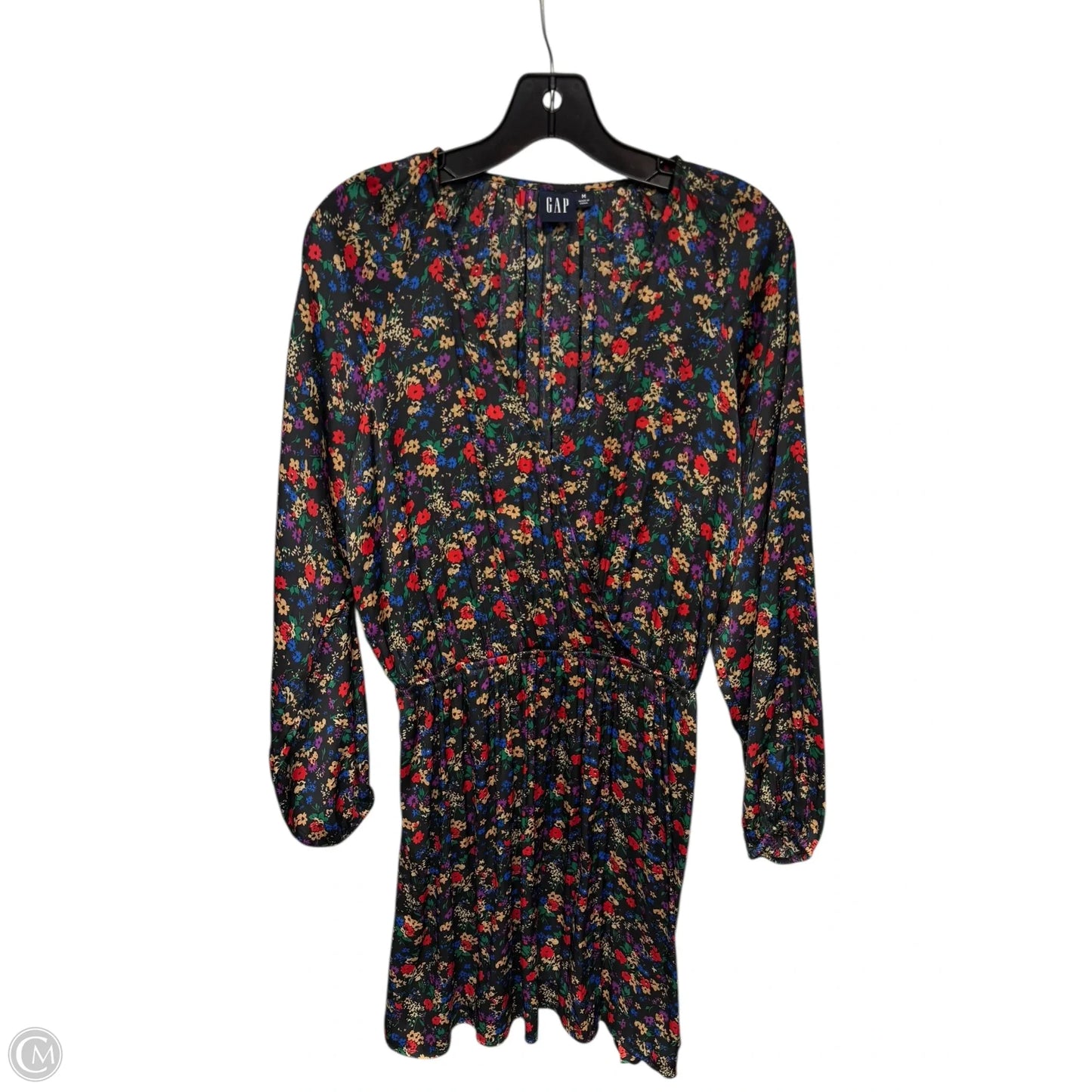 Dress Casual Midi By Gap In Floral Print, Size: M