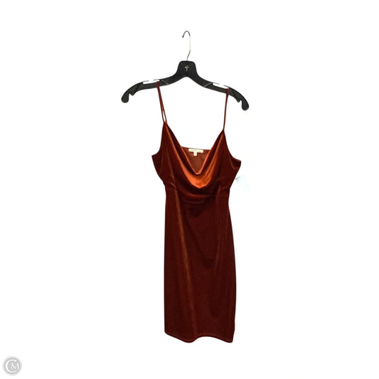 Dress Party Midi By Charlotte Russe In Copper, Size: M