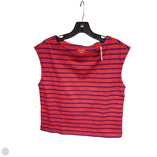 Top Sleeveless By Old Navy In Striped Pattern, Size: S