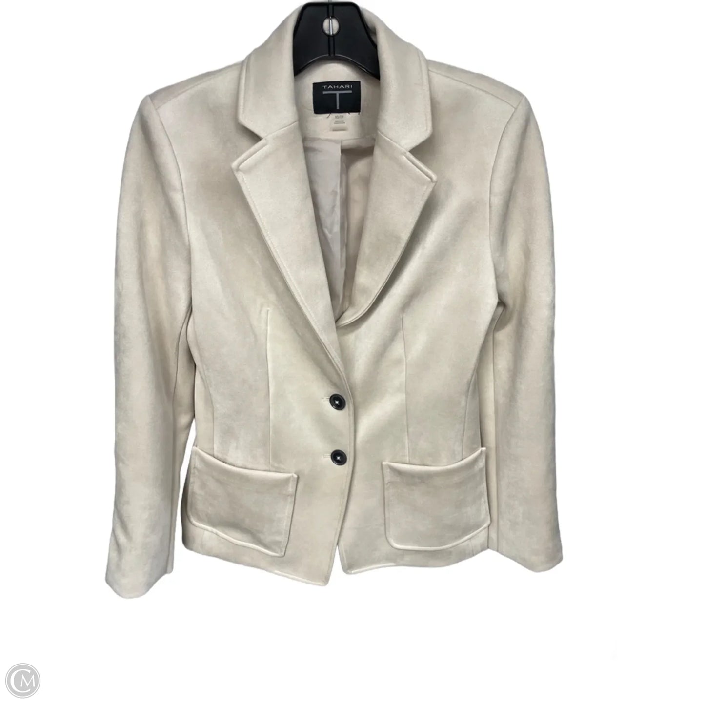 Blazer By Tahari In Beige, Size: Xs