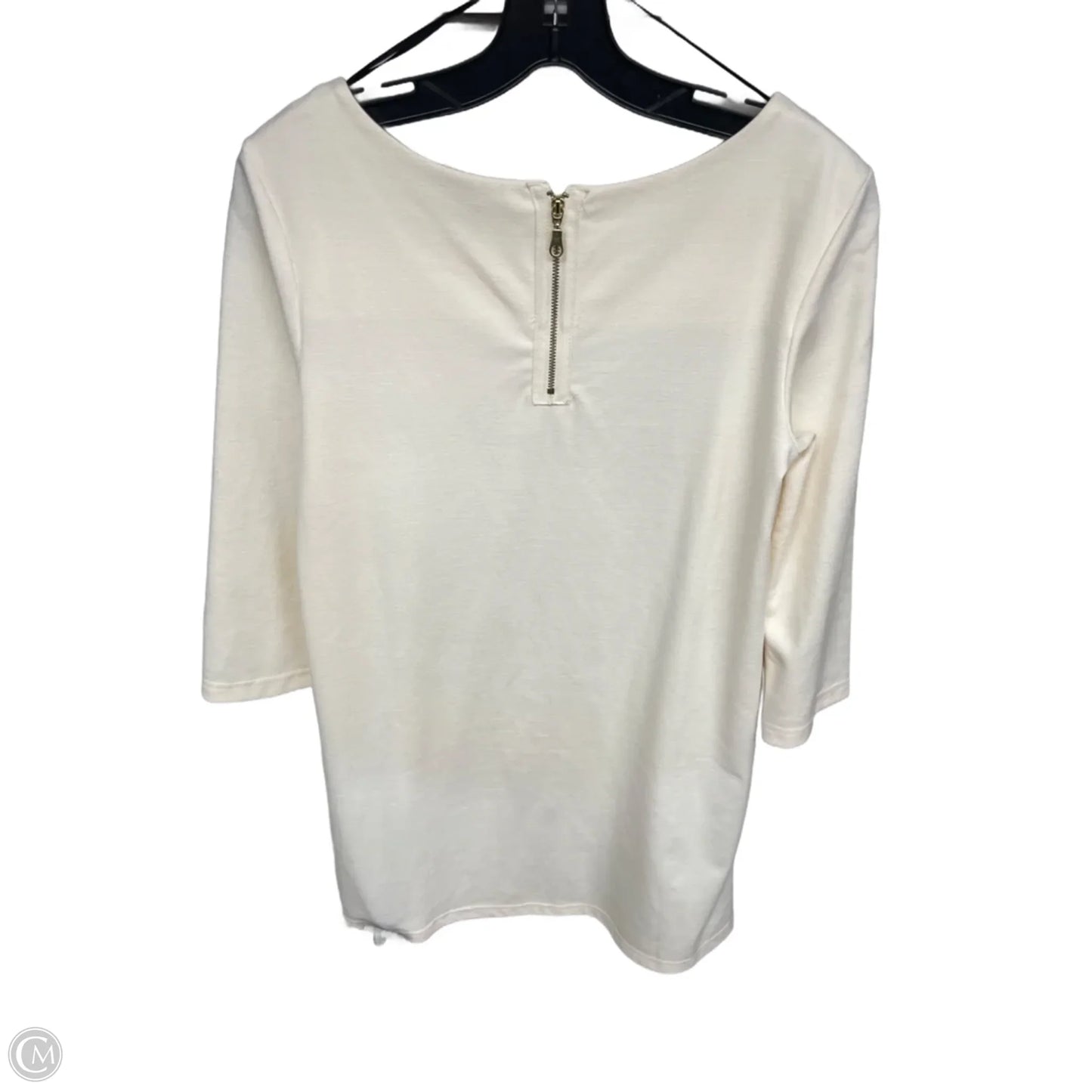 Dress Casual Midi By H&m In Cream, Size: S