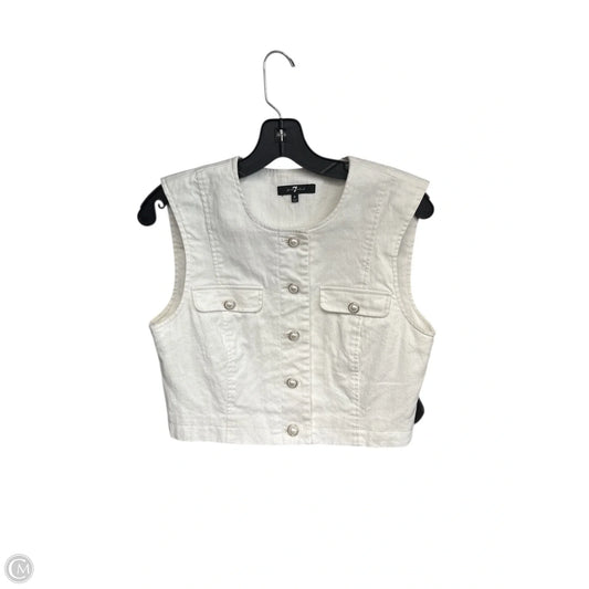 Top Sleeveless By 7 For All Mankind In White, Size: 6