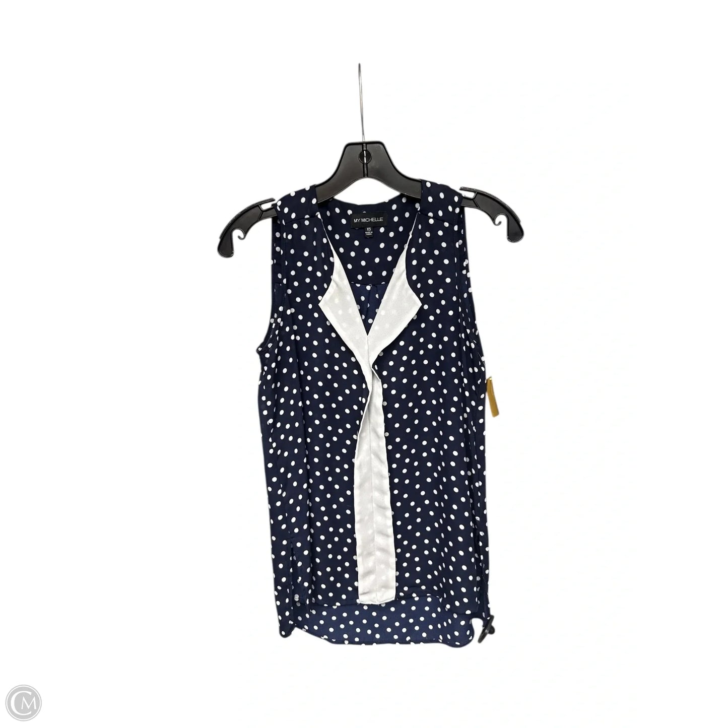 Top Sleeveless By My Michelle In Polkadot Pattern, Size: Xs