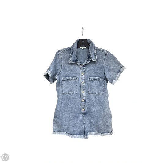 Romper By Baevely In Blue Denim, Size: L
