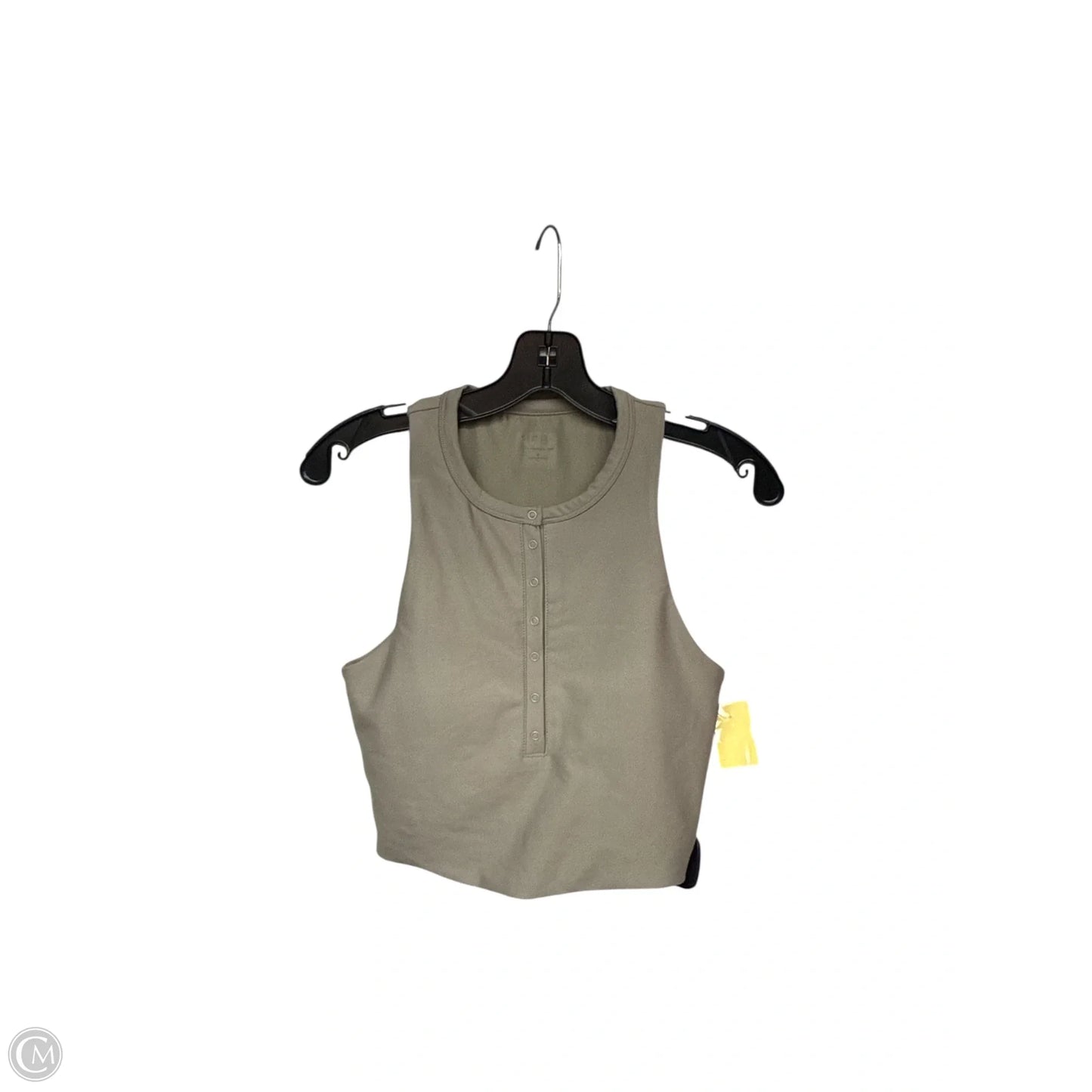 Athletic Tank Top By Ypb In Taupe, Size: M