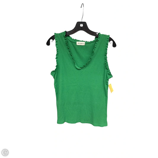 Top Sleeveless By The Nines In Green, Size: M