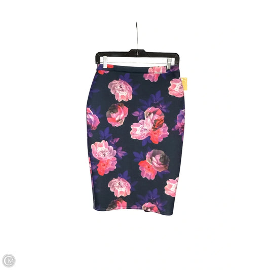 Skirt Midi By Clothes Mentor In Floral Print, Size: Small