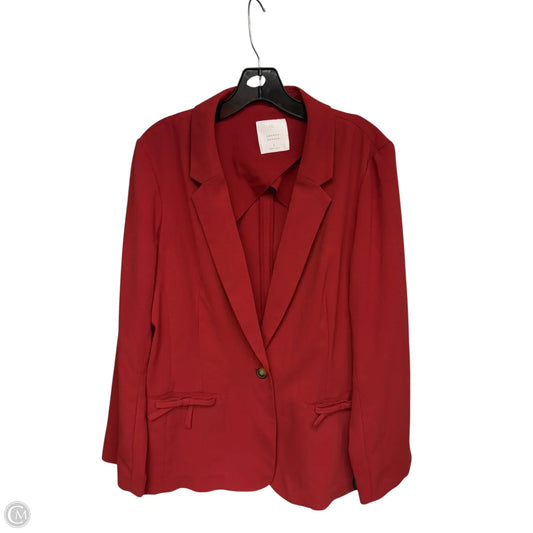 Blazer By Lc Lauren Conrad In Red, Size: L
