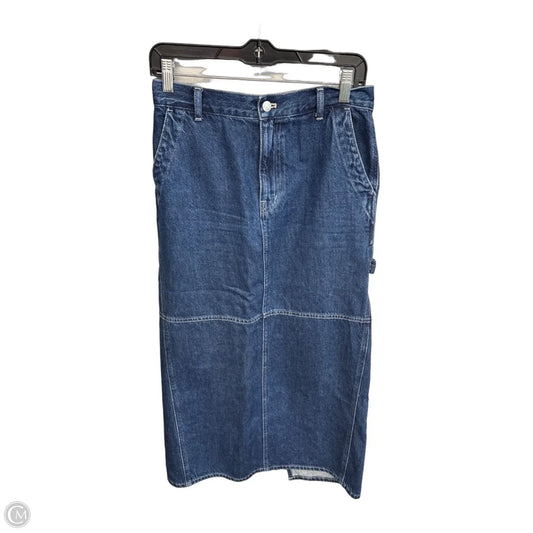Skirt Maxi By Madewell In Blue Denim, Size: 26
