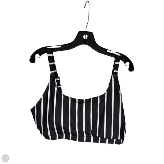 Swimsuit 2pc By Clothes Mentor In Striped Pattern, Size: 2x