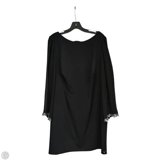 Dress Party Midi By Connected Apparel In Black & Silver, Size: 18